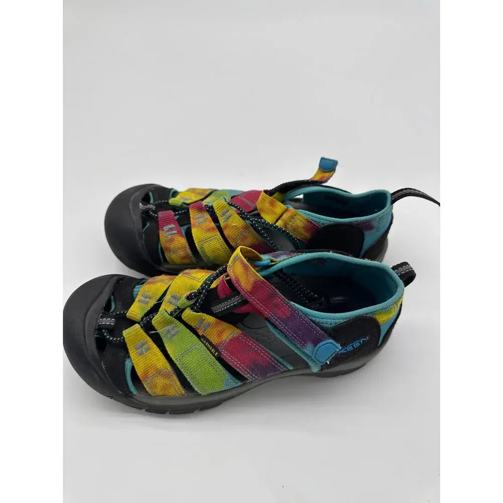 Keen Newport H2 Slip On Outdoor Water Shoes Sandals Rainbow Kids‎ Unisex Size 4